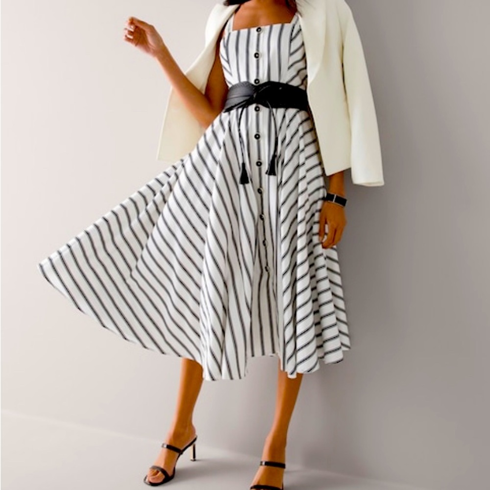 WHBM Fit and Flair Dress